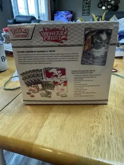 Pokemon White Flare Pokemon Center ETB Elite Trainer Box Factory Sealed New - Image 2