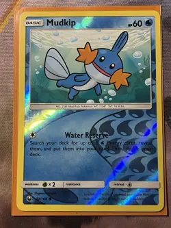 Mudkip 32/168 Common Celestial Storm Pokemon Reverse Holo Lightly Played - Image 1