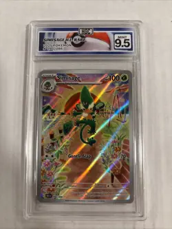 2025 Pokemon Simisage Illustration Rare #90 HGC 9.5 (sb5) - Image 1