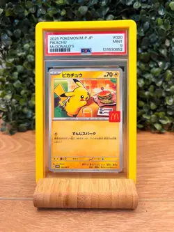 2025 POKEMON MCDONALD’S PIKACHU #020/M-P JP - PSA 9 - Image 1