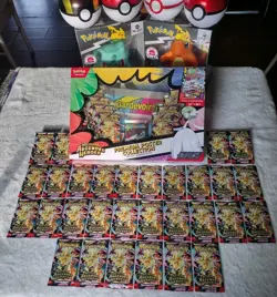 Ascended Heroes premium poster collection box plus 30 Booster Packs Pokemon mega - Image 1
