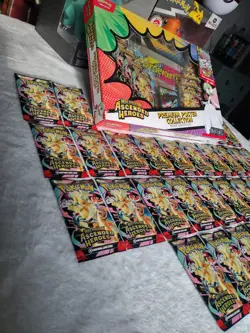 Ascended Heroes premium poster collection box plus 30 Booster Packs Pokemon mega - Image 2