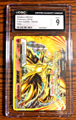 Delphox Break Ultra Rare #14|CGC MINT 9|2016 XY Fates Collide|Pokemon TCG - Image 1