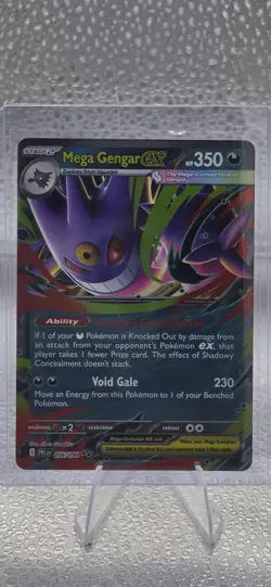 Pokemon TCG Phantasmal Flames Mega Gengar EX 056/094 NM - Image 1