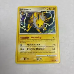 Pokemon Card TCG Jolteon 26/111 Rising Rivals 2009 Rare NM - Image 1