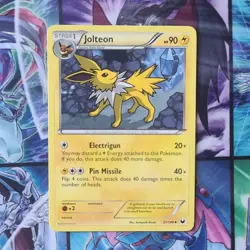 Pokemon Jolteon 37/108 Dark Explorers Regular Uncommon 2012 Stage 1 90 HP - Image 1