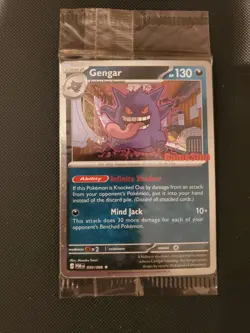 POKEMON GENGAR 050/086 SEALED GAMESTOP PROMO HOLO - Image 1