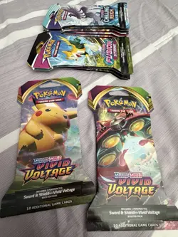 Pokemon TCG Lot Of 10 Random Sleeved Booster Packs Please Check Description - Image 5
