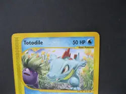 VTG TOTODILE # 134/ 165 E-READER 2002 POKEMON POKEMON EXPEDITION NM-M - Image 3