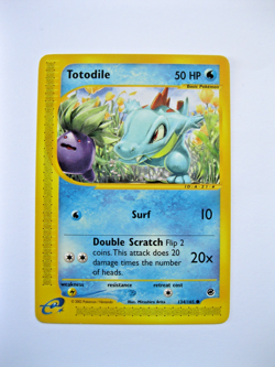 VTG TOTODILE # 134/ 165 E-READER 2002 POKEMON POKEMON EXPEDITION NM-M - Image 5