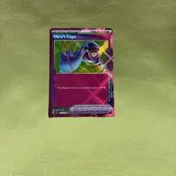 Pokemon TCG Hero's Cape 152/162 ACE SPEC Rare Holo SV05: Temporal Forces 2024🔥 - Image 1