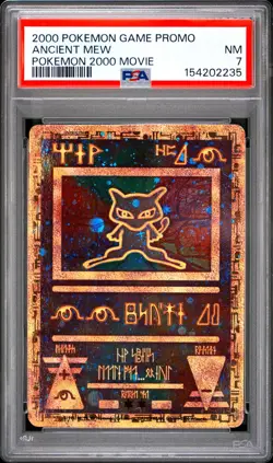 2000 POKEMON GAME MOVIE POKEMON 2000 MOVIE ANCIENT MEW PSA 7 - Image 1