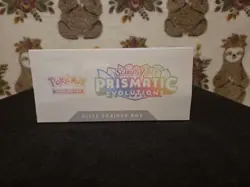 (Small Tear) Pokemon Prismatic Evolutions ETB Sealed Side Of Box - Image 5