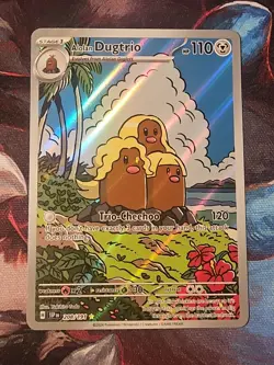 Pokemon TCG Alolan Dugtrio #208/191 --Surging Sparks SV08 - Image 1