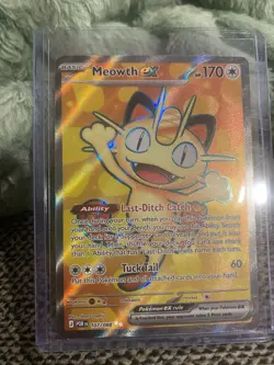 Pokemon TCG Meowth ex 107/088 Me03: Perfect Order Holo NM/M - Image 1