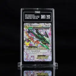 2021 Pokemon SWSH Celebrations Classic 76/108 Mega Rayquaza EX UR TAG 10 - Image 1