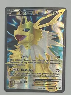 Jolteon EX #28a Generations LP Pokemon - Image 1