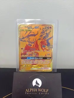 2021 Pokemon Sun & Moon Tag Team Reshiram Charizard GX Premium Collection Promo - Image 1