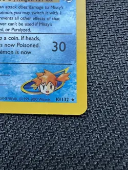 Misty's Tentacruel 10/132 Holo Rare Gym Heroes Pokemon Unlimited Holo LP - Image 4
