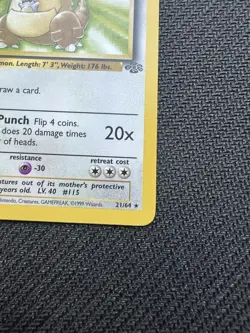 Pokemon TCG: Kangaskhan - Jungle 21/64 (LP) - Image 4