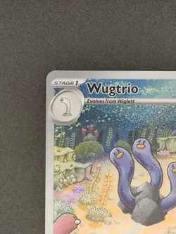 Wugtrio 224/091 Paldean Fates Illustration Rare NM Pokemon TCG - Image 2