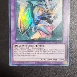 Yu-Gi-Oh! TCG Dark Magician Girl the Dragon Knight DLCS-EN006 Ultra Rare 1st Ed. - Image 3
