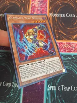 Yu-Gi-Oh! Gladiator Beast Noxious BLLR-EN021 Secret Rare 1st Edition Near Mint - Image 2