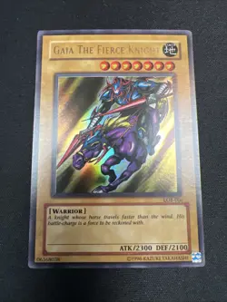 Yu-Gi-Oh! Gaia the Fierce Knight (MP/LP) LOB-006 Ultra Original Print - Image 1