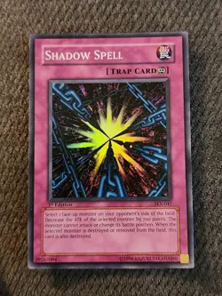 Yugioh! Shadow Spell SKE-041 Super Rare 1st Edition [MP] - Image 1