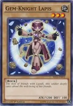 Gem-Knight Lapis SECE-EN012 Secrets of Eternity Yu-Gi-Oh 1st Edition NM/M - Image 1