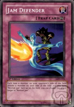 Jam Defender LON-028 Labyrinth of Nightmare Yu-Gi-Oh 1st Edition NM/M - Image 3
