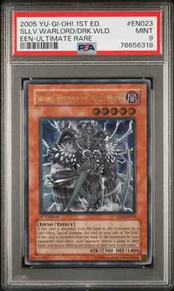 SILLVA, WARLORD OF DARK WORLD 1st edition ultimate rare PSA 9 - Image 1