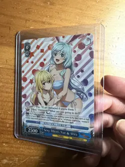 Sexy Bikini Yue & Shea FOIL ARI/S103-E076 Weiss Schwarz Arifureta R Rare Bunny - Image 2