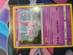 Pokemon TCG Mewtwo SM77 Cosmic Holo Black Star Promo Card Fart SWIRL 🍥 BANGER - Image 3