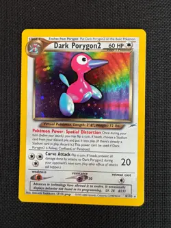 Dark Porygon2 8/105 Holo Rare Neo Destiny Pokemon Card - Image 1