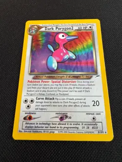Dark Porygon2 8/105 Holo Rare Neo Destiny Pokemon Card - Image 2