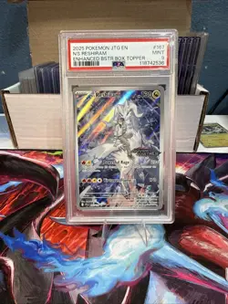 PSA 9 MINT N's Reshiram IR Stamped Journey Together 167/159 Pokemon Cards - Image 1