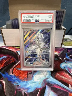 PSA 9 MINT N's Reshiram IR Stamped Journey Together 167/159 Pokemon Cards - Image 2