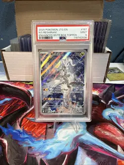 PSA 9 MINT N's Reshiram IR Stamped Journey Together 167/159 Pokemon Cards - Image 3