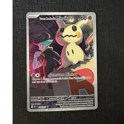 Pokemon Team Rocket's Mimikyu Full Art Rare Card ASC 238/217 60 HP English - Image 1