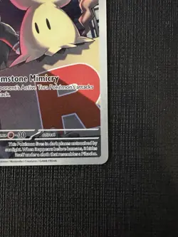 Pokemon Team Rocket's Mimikyu Full Art Rare Card ASC 238/217 60 HP English - Image 5