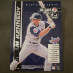 Wizards of the Coast 2000 MLB Showdown Pennant Run Adam Kennedy Angels Card 5/8 - Image 1