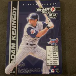 Wizards of the Coast 2000 MLB Showdown Pennant Run Adam Kennedy Angels Card 5/8 - Image 4
