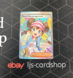 Rosa's Encouragement 123/088 Perfect Order SIR NM Pokemon Card T1 - Image 1