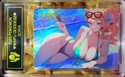 SONIA Pokemon Trainer Waifu Goddess CUSTOM CARD NM - Image 1