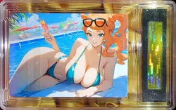 SONIA Pokemon Trainer Waifu Goddess CUSTOM CARD NM - Image 4