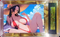 BOA HANCOCK One Piece Anime Waifu Bikini Goddess CUSTOM CARD NM - Image 4