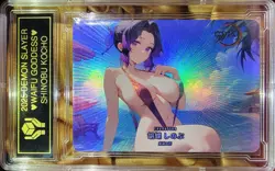 SHINOBU KOCHO Demon Slayer Anime Waifu Goddess CUSTOM CARD NM - Image 1