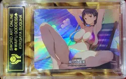KIRIGAYA SUGUHA Sword Art Online Waifu Goddess CUSTOM CARD NM - Image 1