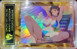 KIRIGAYA SUGUHA Sword Art Online Waifu Goddess CUSTOM CARD NM - Image 2